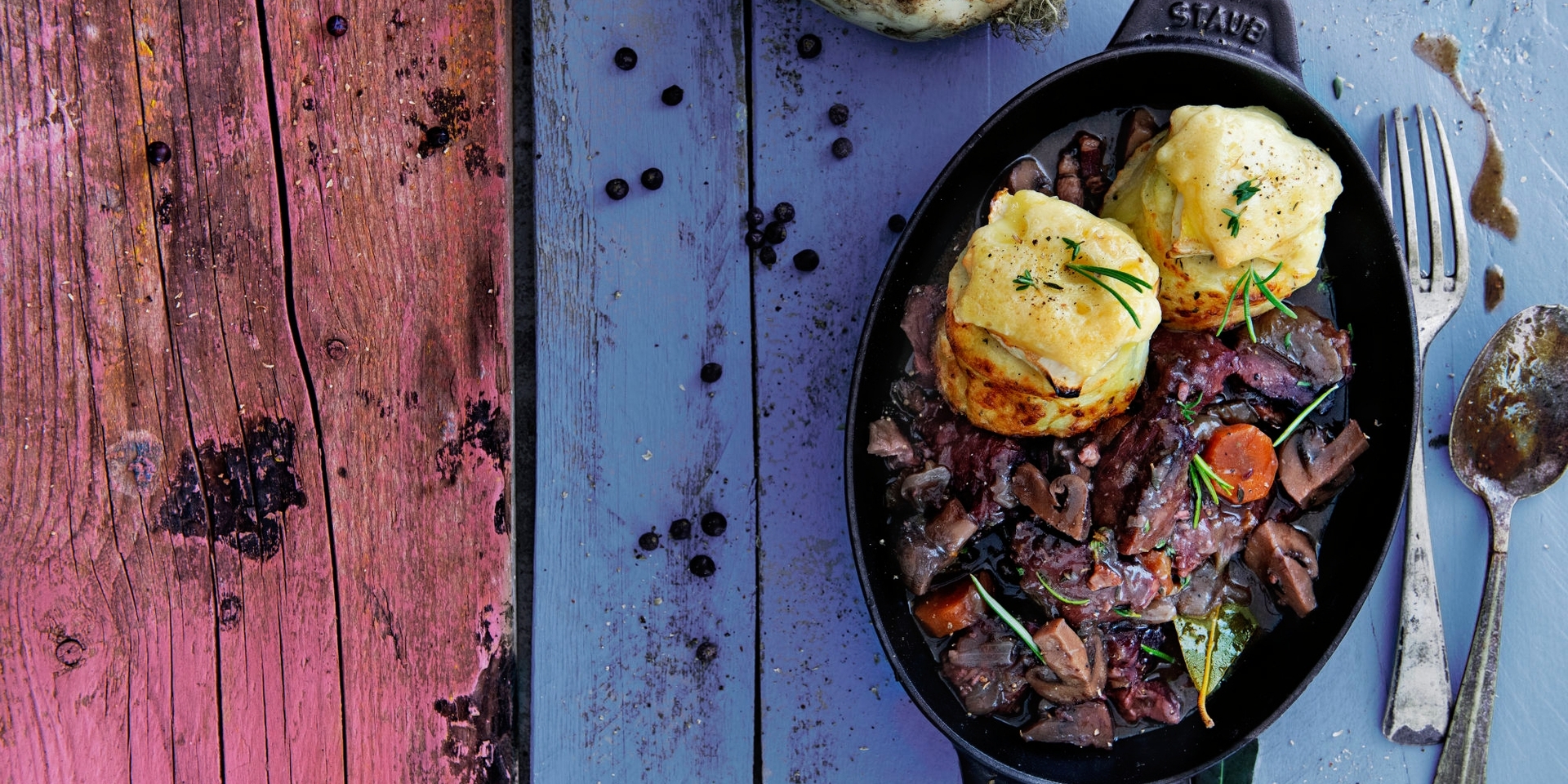 Aviko gratins cream and cheese boeuf bourguignon