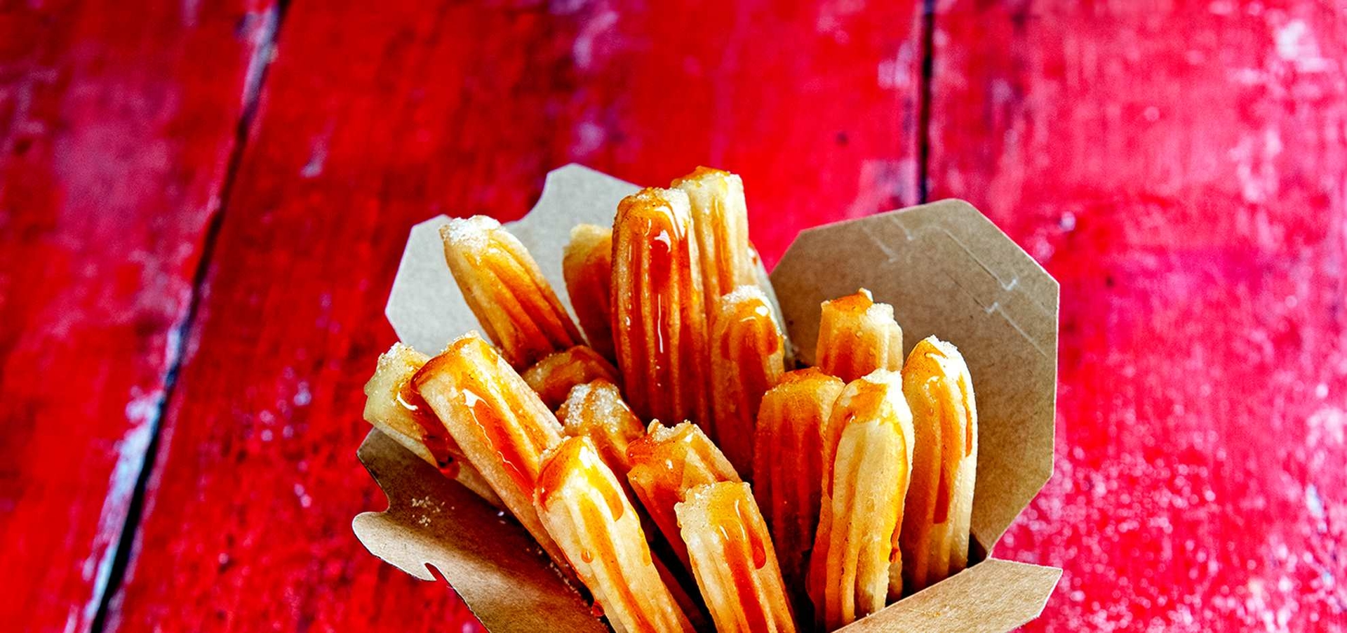 Aviko Churros Caramel header