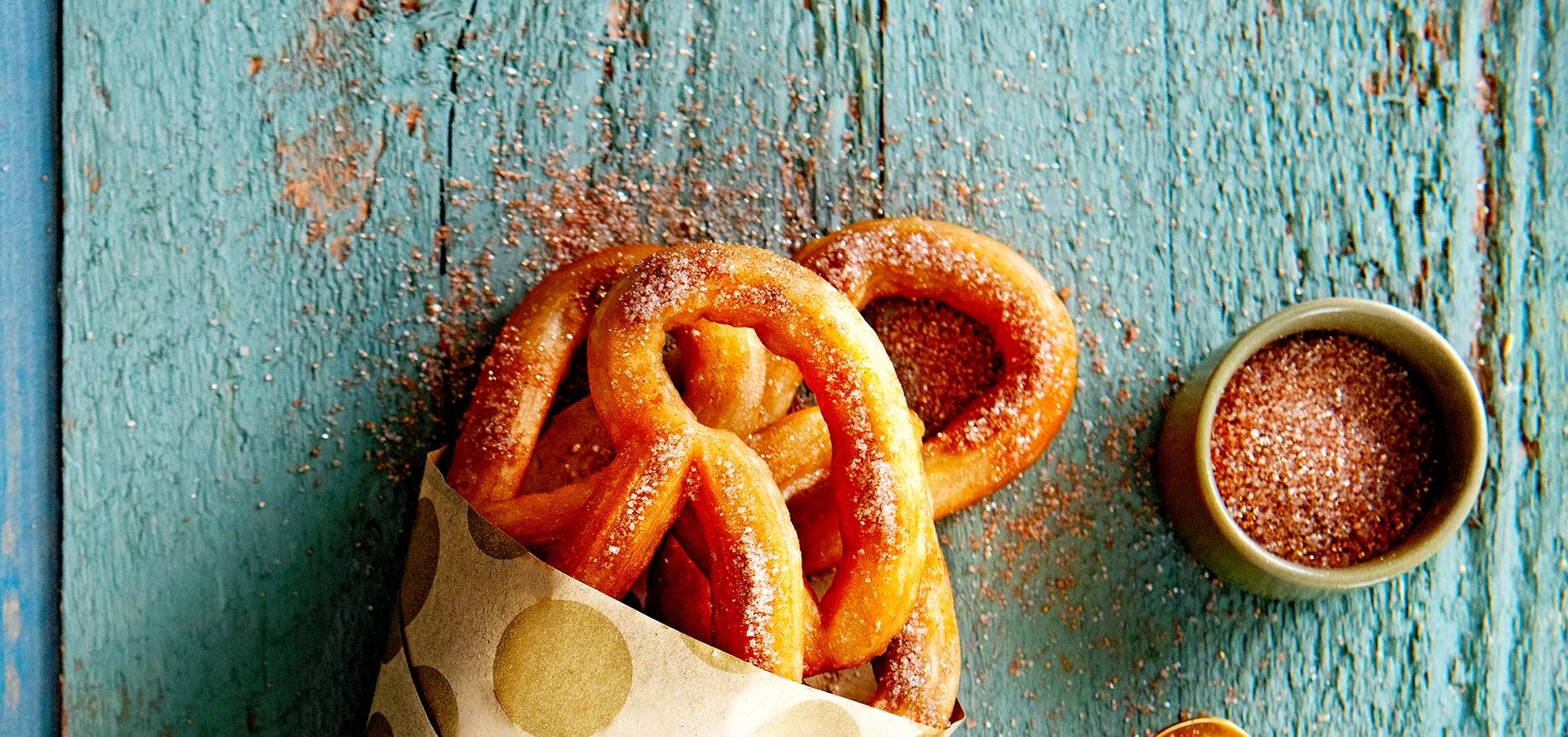 Aviko Churros met gouden glitters header