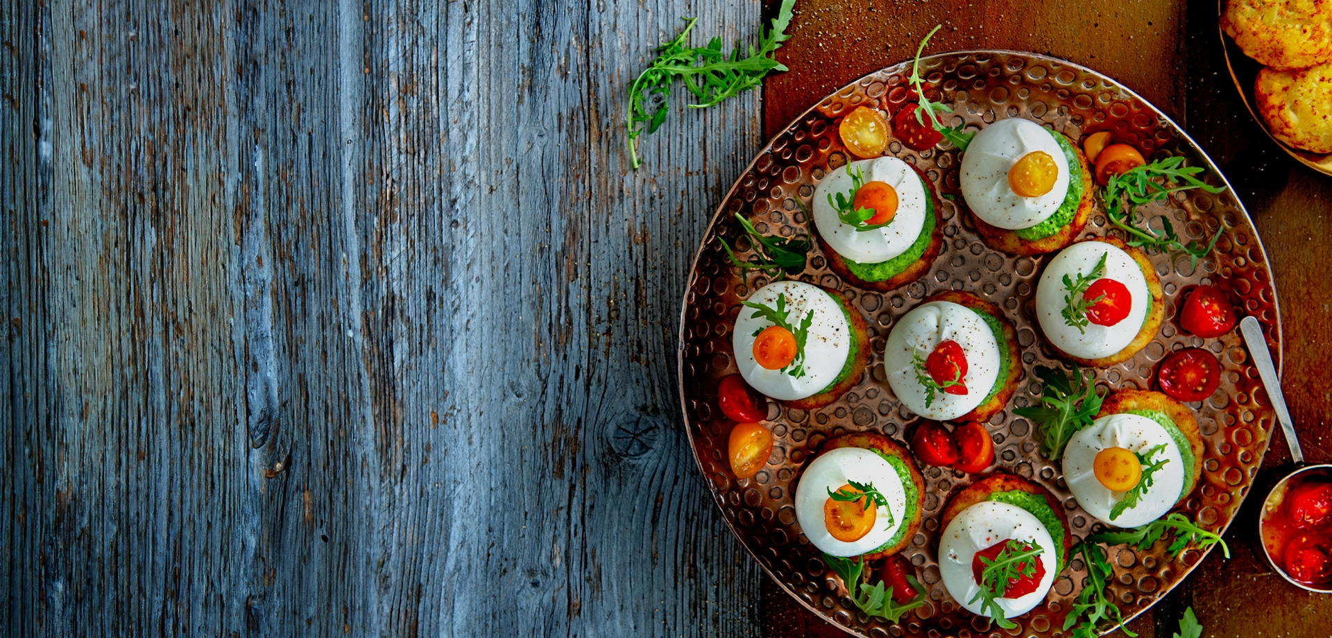 Rösti rondjes met burratina | Aviko Foodservice