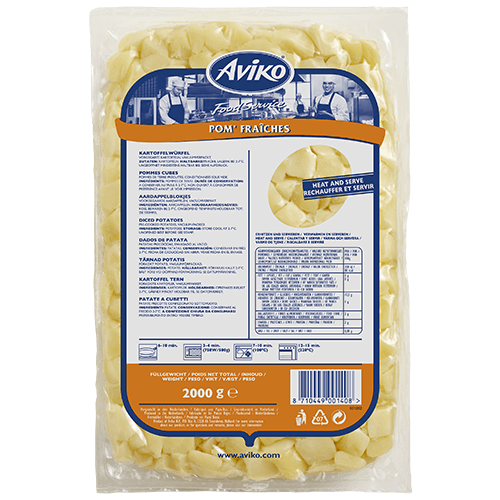 801531 aviko pom fraiches aardappel blokjes