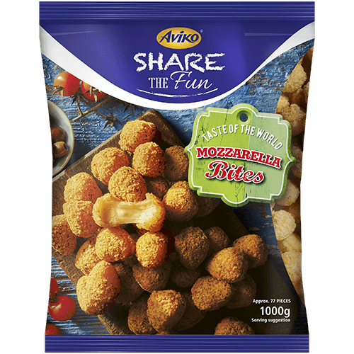 Mozzarella bites Aviko Foodservice verpakking