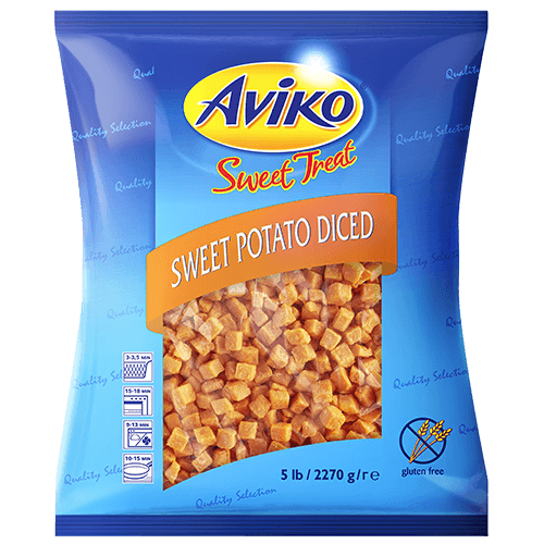 806174 Aviko Sweet Treat zoete Aardappelblokjes 2270g
