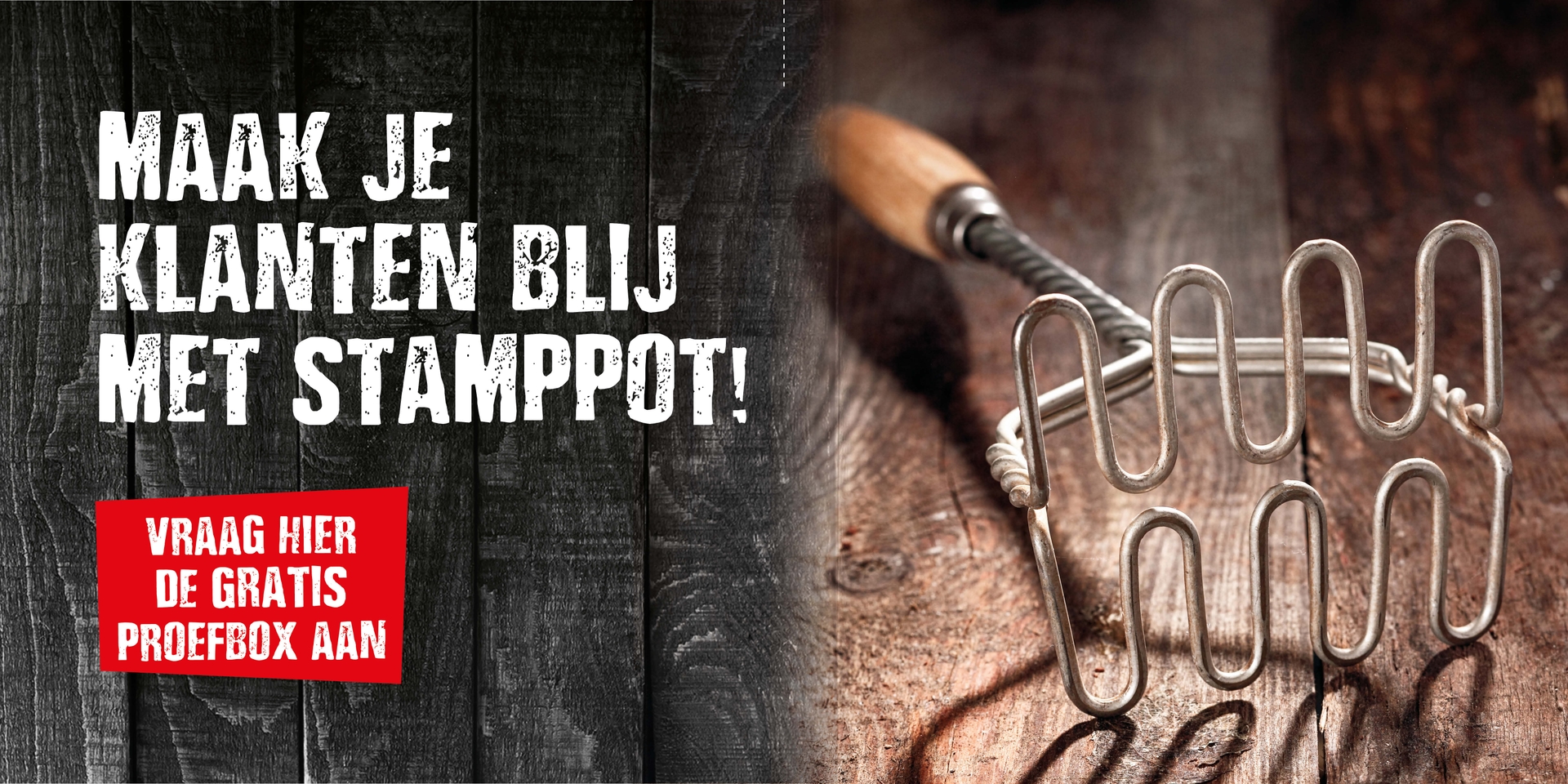 Header maak je klanten blij met stamppot
