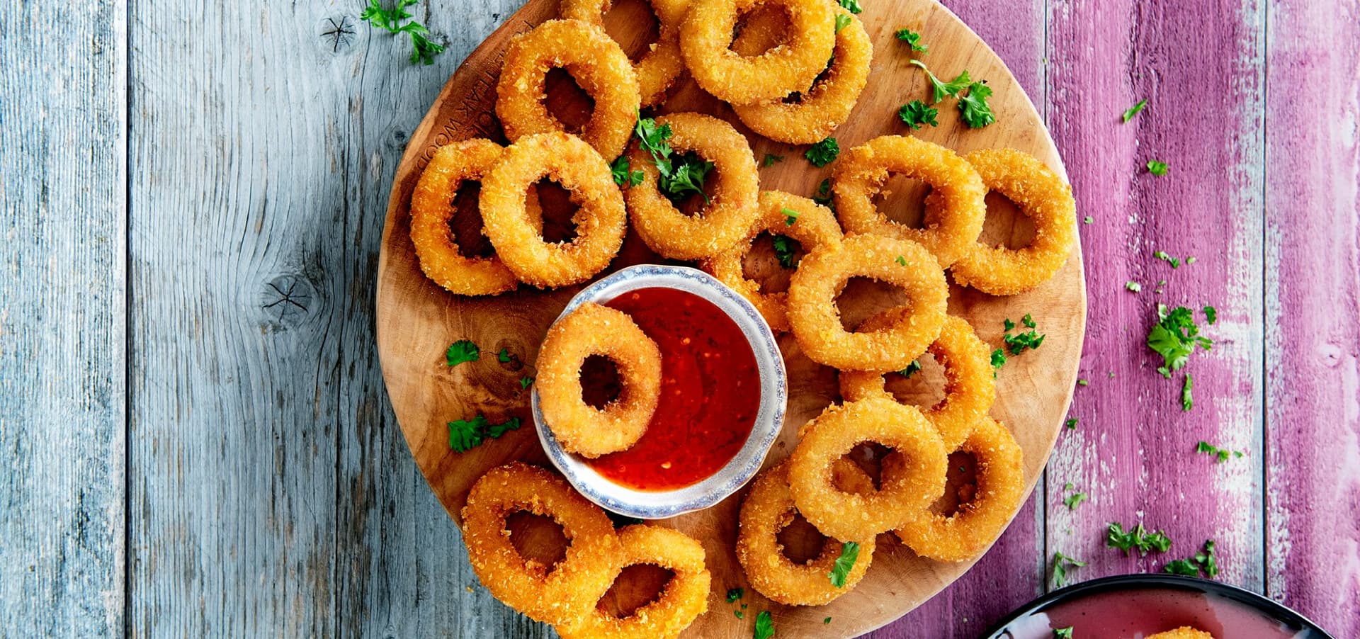 Aviko plant-based cheezz onion rings-header