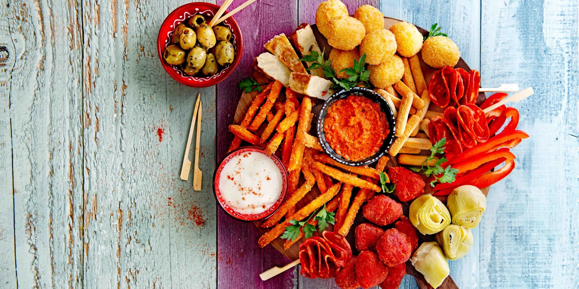 Betaalbaar borrelplank - Budget Tapas