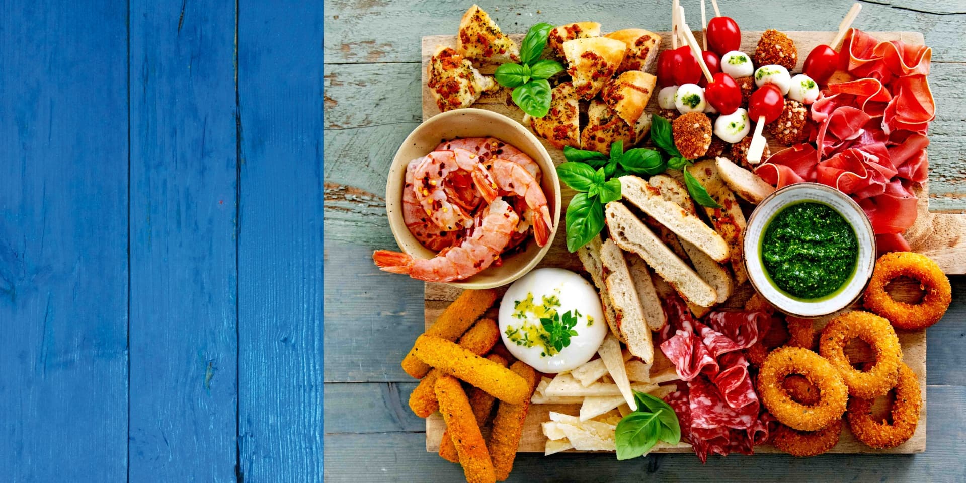 Onderscheidend verwenmoment Borrelplank