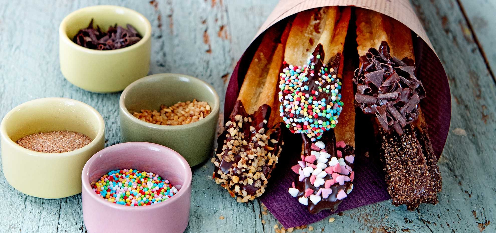 Churros double dip chocolade header