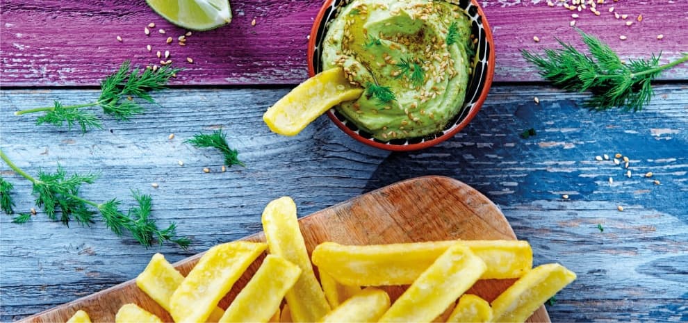Avocado-Hummus dipsaus header