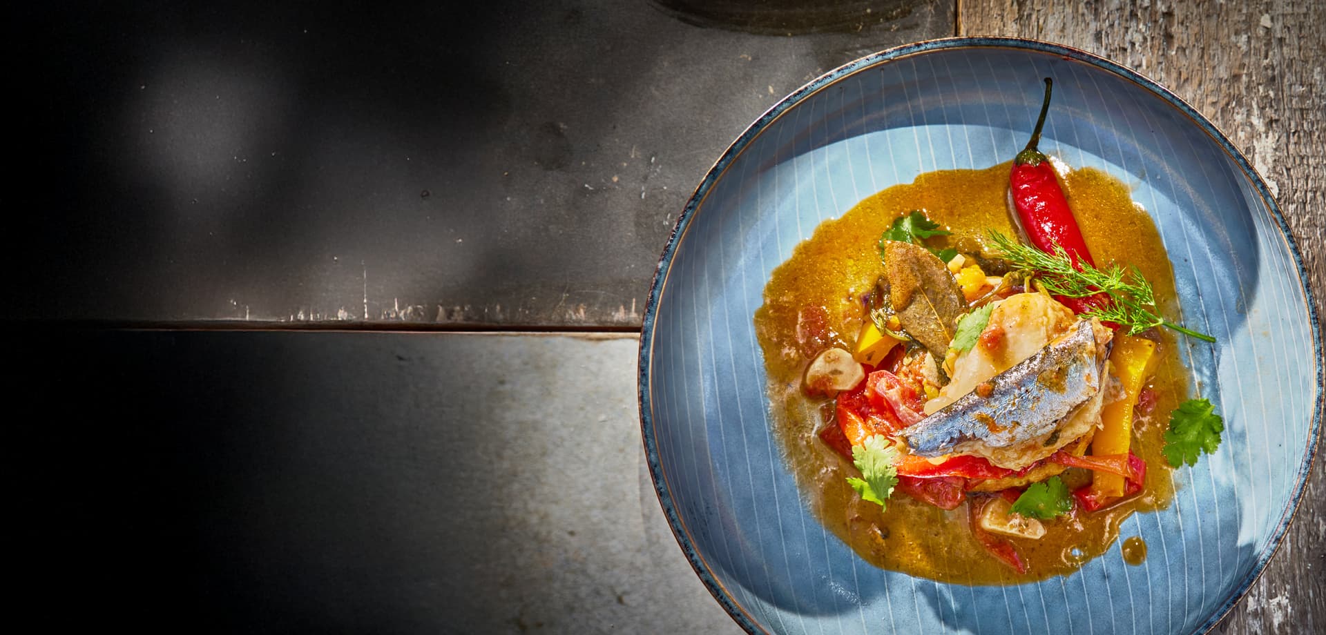 Gegratineerde zeeduivelstoofpot