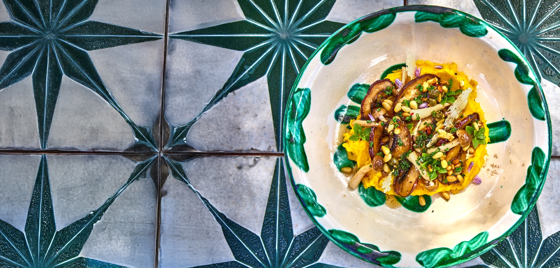 Mystery puree met 2 soorten paddenstoelen