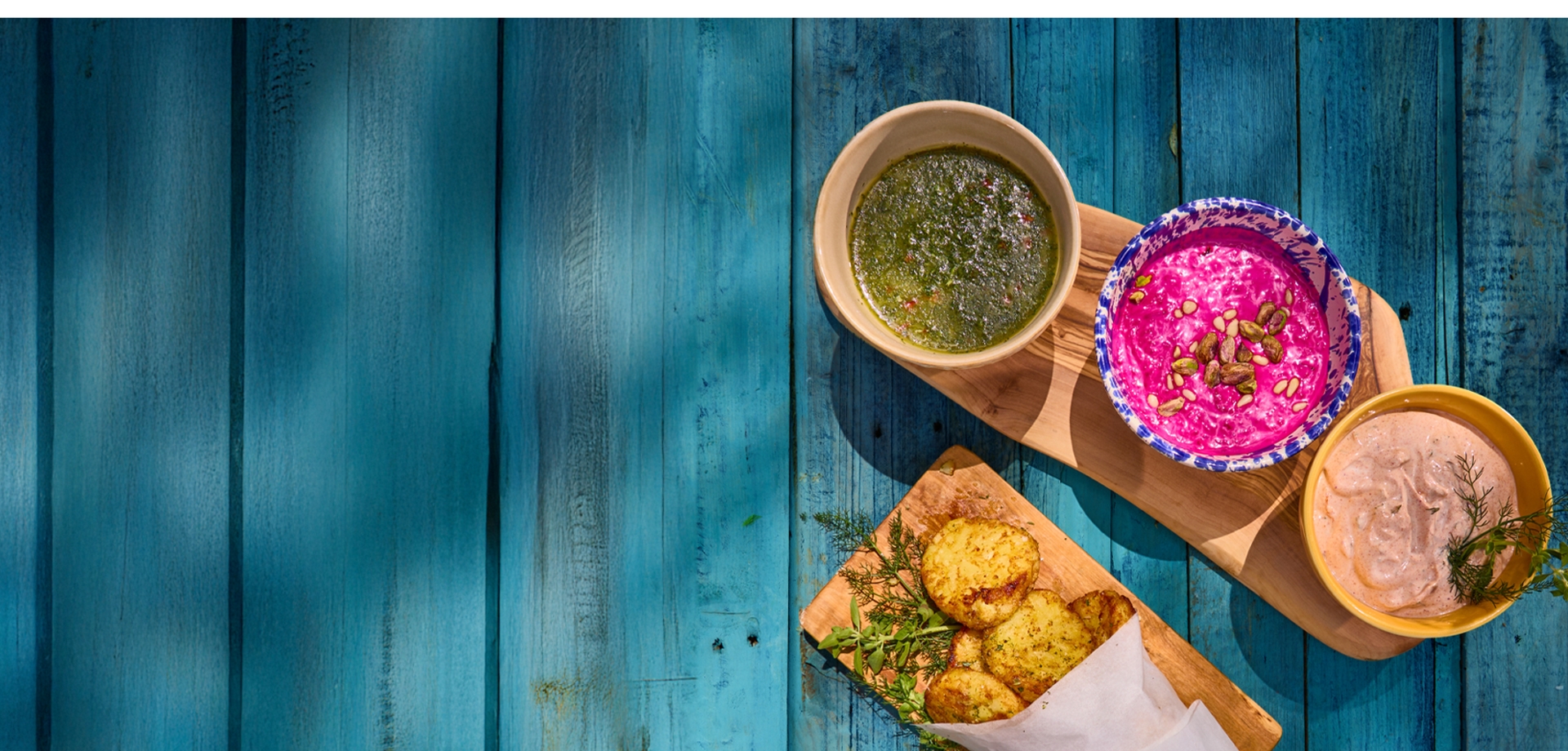 Crispy Truffle Potato with 3 dips